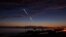 FILE: An evening launch of a SpaceX Falcon 9 rocket carrying 20 Starlink V2 Mini satellites, from Space Launch Complex at Vandenberg Space Force Base is seen over the Pacific Ocean from Encinitas, California, June 23, 2024. 