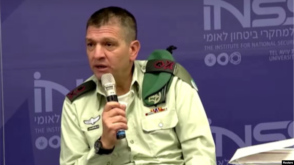 Giám đốc tình báo quân sự Israel Aharon Haliva, người vừa từ chức sau khi nhận trách nhiệm về thất bại dẫn đến cuộc tấn công của Hamas vào ngày 7/10/2023.