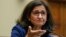 Minouche Shafik, présidente de l'université de Columbia, lors d'une audition à la Chambre des représentants en 2024.