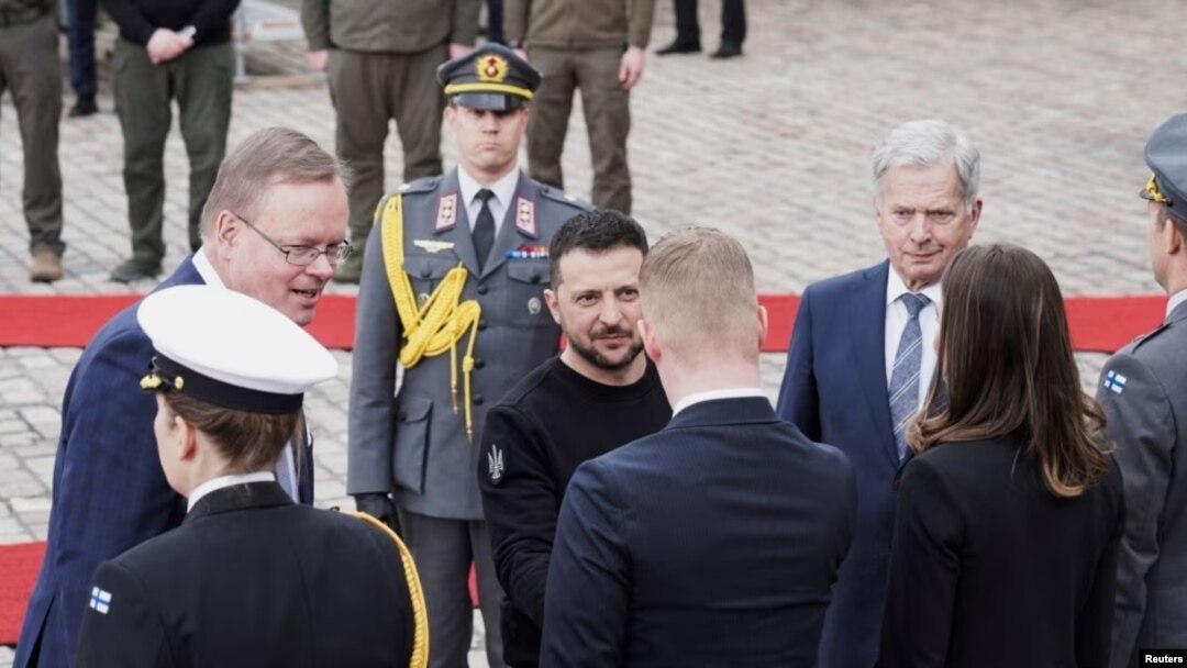 Zelensky muri Finilande