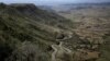 FILE - A partial view of the Lalibela town, a U.N. World Heritage site, in the Amhara Region, Ethiopia, January 25, 2022.