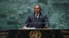 Presidente de Moçambique, Filipe Jacinto Nyusi, discursa na 78ª Sessão da Assembleia Geral das Nações Unidas em Nova Iorque, EUA, a 19 de setembro de 2023. REUTERS/Eduardo Munoz