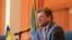 Ukrainian Foreign Minister Dmytro Kuleba speaks at a press conference at a hotel in Addis Ababa, May 24, 2023. Kuleba urged African countries to abandon their stances of neutrality towards his country's war with Russia. 