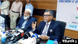 সচিবালয়ের স্বাস্থ্য মন্ত্রণালয়ের সভাকক্ষে জাতীয় ভিটামিন ‘এ’ প্লাস ক্যাম্পেইন উপলক্ষে আয়োজিত সংবাদ সম্মেলনে বাংলাদেশের স্বাস্থ্যমন্ত্রী জাহিদ মালেক। রবিবার, ১৯ ফেব্রুয়ারি, ২০২৩। 