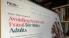 FILE - A page with information for older adults on how to avoid being scammed is displayed on the National Council on Aging website in this photo taken Nov. 9, 2023, in New York.