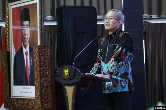 Wakil Ketua Komisi Pemberantasan Korupsi Alexander Marwata dalam penandatanganan Stranas PK di Kemenpan RB, Jumat, 10 Maret 2023. (Foto: Kemenpan RB)