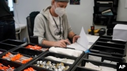 FILE - Supplies for drug users are seen at an overdose prevention center, OnPoint NYC, in New York, Feb. 18, 2022. 