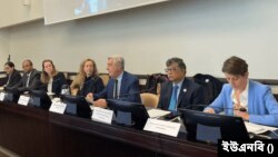 জেনেভায় রোহিঙ্গাদের জন্য ২০২৪ জেআরপি উদ্বোধনী অনুষ্ঠানে বাংলাদেশের পররাষ্ট্র সচিব মাসুদ বিন মোমেন। ১৩ মার্চ, ২০২৪।