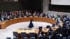 联合国安理会成员国2023年10月18日就有关以色列和加沙局势的决议进行投票。（法新社照片）