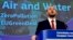 FILE - European Commissioner for Environment and Oceans Virginijus Sinkevicius speaks during a media conference at EU headquarters in Brussels, Oct. 26, 2022.