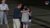 Scenes of joy as American hostages return home