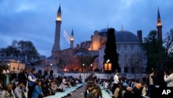 Eid al-Fitr - Haghia Sophia Istanbul, Turkey, Apr. 10, 2024.