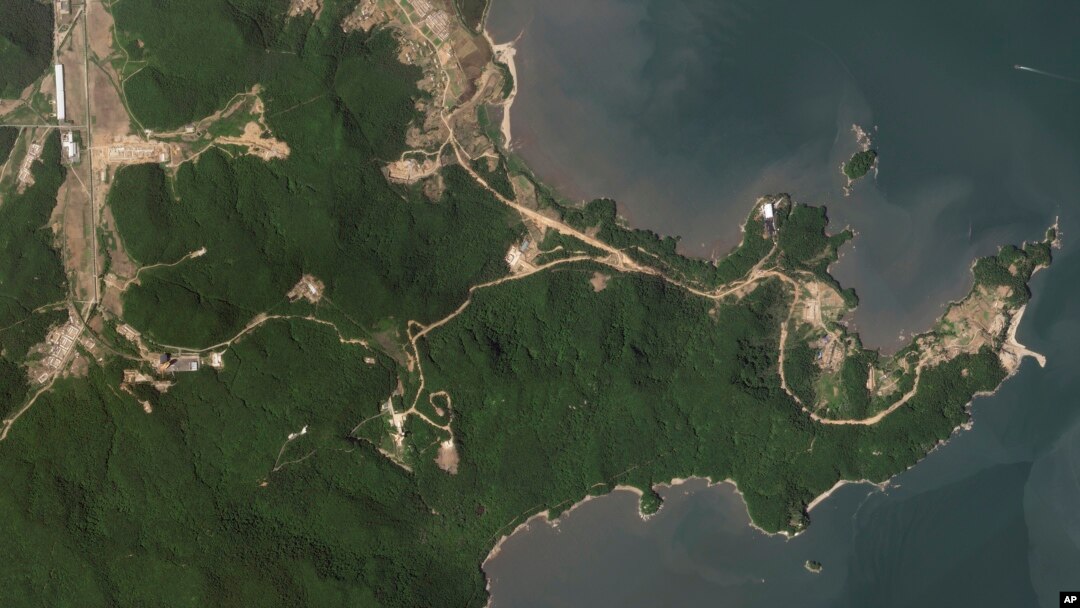 지난 5월 촬영한 북한 평안북도 동창리 서해위성발사장의 플래닛랩스(Planet Labs) 위성사진.