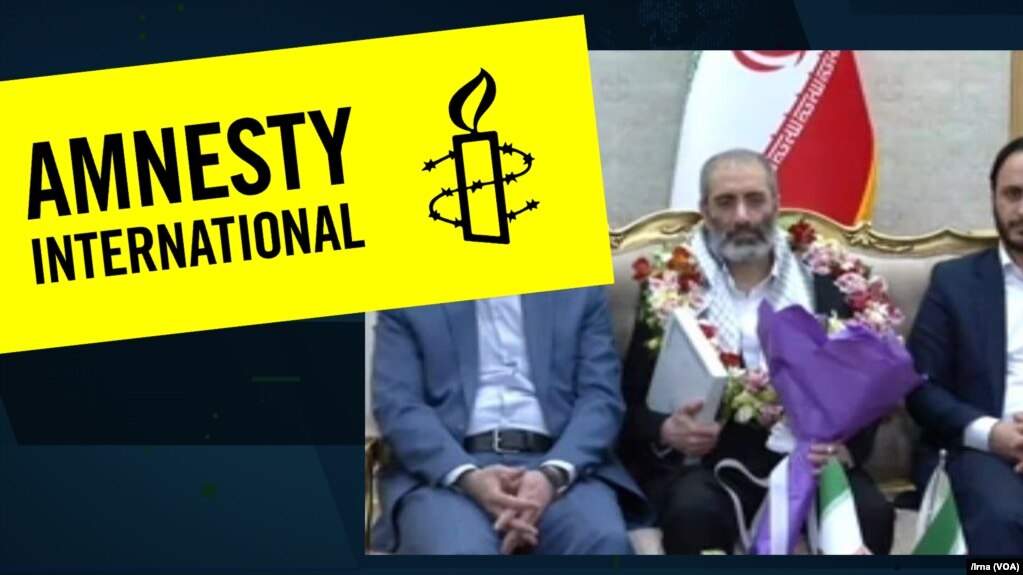 اسدالله اسدی ساعتی بعد از مبادله با یک امدادگر بلژیکی از سوی مقاماتی در تهران مورد استقبال قرار گرفت.