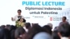 Menlu RI Retno Marsudi menyampaikan kuliah umum “All Eyes on Rafah” di Balai Senat UGM, Yogyakarta Senin, 3 Juni 2024 (Akun X @Menlu_RI). 