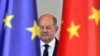 FILE - German Chancellor Olaf Scholz arrives to address a joint press conference with China's premier (not pictured) on June 20, 2023, at the Chancellery in Berlin.