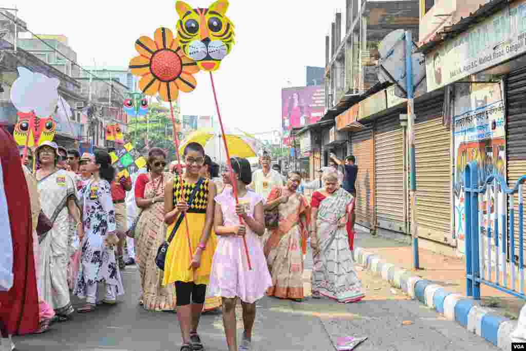 কলকাতার মঙ্গল শোভাযাত্রা
