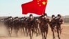 China depicts NATO as peace-threatening alliance while holding military drills on member's border.