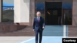 FILE - Uzbek leader Shavkat Mirziyoyev. Uzbekistan's new constitution allows him to stay in office until 2040.