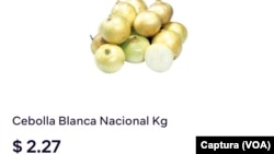 Dos kilos de cebolla, el equivalente al sueldo de Darmelys Morillo, una profesora de un colegio público en Venezuela