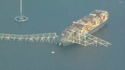 26 Mart 2024 - ABD’nin Maryland eyaletindeki liman kenti Baltimore'da Francis Scott Key Köprüsü, bir yük gemisinin çarpması sonucu yıkıldı