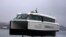Kapal penumpang hidrofoil listrik P-12 baru Candela membelah perairan di kepulauan Stockholm, Swedia, Jumat, 10 November 2023. (AP/David Keyton)