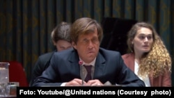 Ambasador Francuske u Ujedinjenim nacijama Nikolas de Rivijer (Foto: Youtube/@United nations)