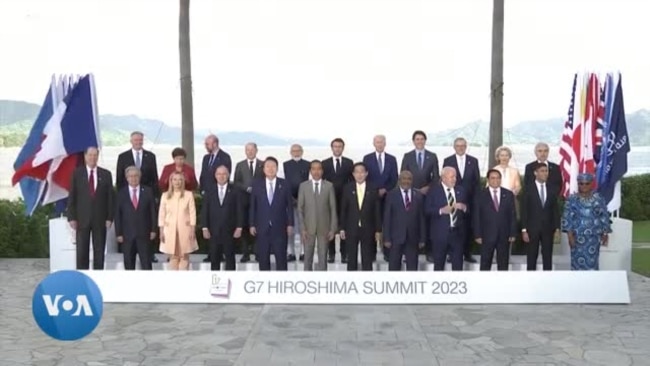 Soutiens diplomatiques pour l'Ukraine au sommet du G7