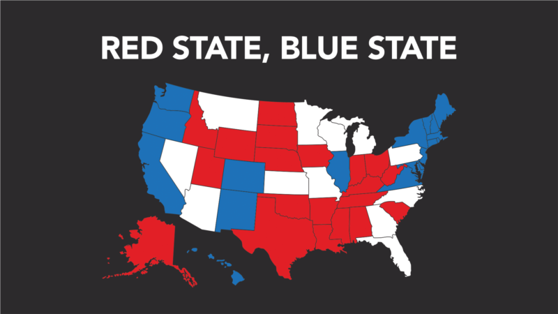 What does it mean to be a red state or a blue state? ...