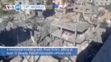 VOA60 World - At least 15 dead in Isreali strikes on Nuseirat camp, Palestinian health officials said