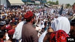 لکي مروت کې د امن دپاره احتجاج شوی