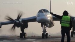 俄罗斯战略轰炸机飞越日本海