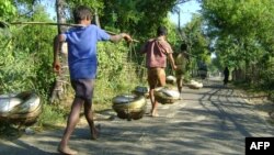 বাংলাদেশের টেকনাফ উপজেলায় তাজা মাছ ধরে বাজারে নিয়ে যাচ্ছে স্থানীয় জেলেরা। (ফাইল ছবি) 