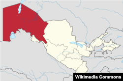 Karakalpakstan lies in the northwest portion of Uzbekistan.