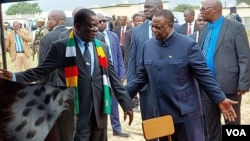 UMongameli Emmerson Mnangagwa lomsekeli kamongameli uMnu. Constantino Chiwenga