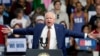 Democratic vice presidential nominee Minnesota Gov. Tim Walz speaks at a campaign rally at Desert Diamond Arena, Aug. 9, 2024, in Glendale, Ariz.