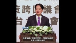 赖清德警告中国“威胁” 重申台湾对民主联盟的承诺