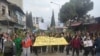 18 Mart 2023 - Samandağ'da kadınlar depremin ardından 40'ıncı günde yürüyüş düzenledi
