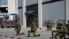 Israeli soldiers deploy in Sderot, Israel, on Oct. 7, 2023.