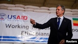 토니 블링컨 미국 국무장관이 15일 에티오피아를 방문했다.