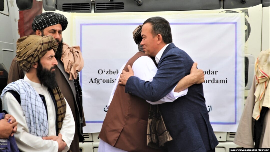 Surxondaryo viloyati hokimi Ulug‘bek Qosimov boshchiligidagi delegatsiya O‘zbekiston xalqi nomidan Afg’oniston xalqiga insonparvarlik yordami yetkazdi, 25-aprel, 2024 