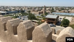 FILE - Historic Khiva, in the western part of Uzbekistan, has been seeing more tourists from within Central Asia, Aug. 24, 2023.