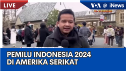 Laporan VOA untuk iNews: Pemilu Indonesia 2024 di Amerika Serikat 