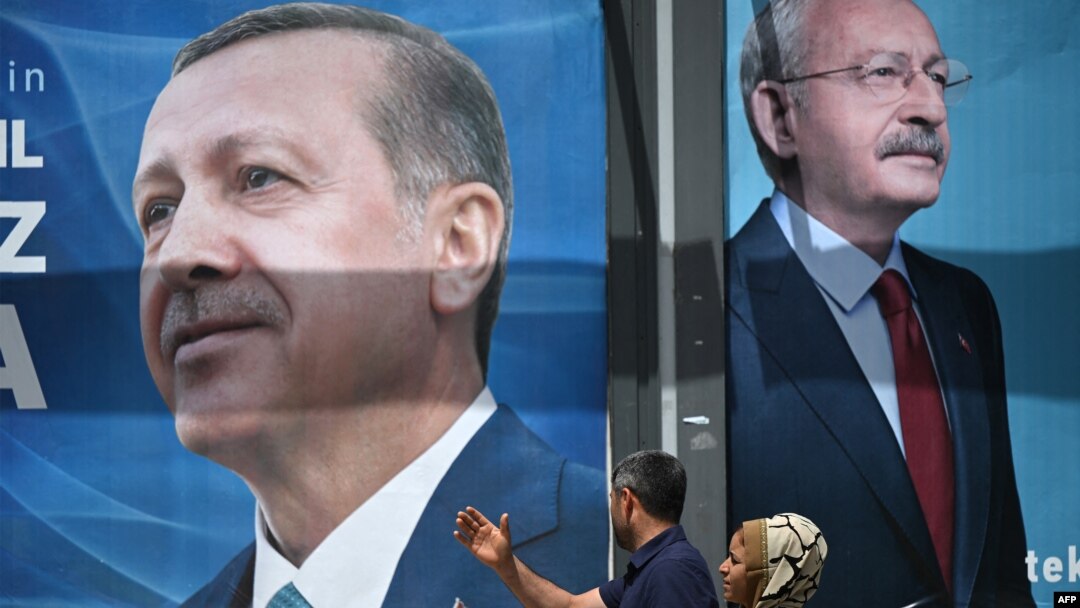 Redžep Tajip Erdogan i Kemal Kiličdaroglu na bilbordima