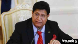 বাংলাদেশের পররাষ্ট্রমন্ত্রী ড. এ কে আব্দুল মোমেন। 