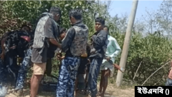 মিয়ানমার বর্ডার গার্ড পুলিশের (বিজিপি) আরও ১৫০ জন সদস্য বাংলাদেশে আশ্রয় নিয়েছে। ১১ মার্চ, ২০২৪। 