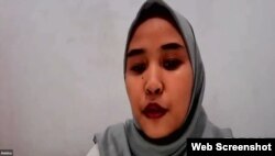 Peneliti dari Perhimpunan Bantuan Hukum Indonesia (PBHI), Annisa Azzahra. (Screenshot)