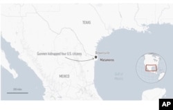 Mjesto Matamaros u kojem su kidnapovani američki državljani, koji su prešli u Meksiko iz južnog Texasa.