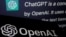 FILE - The logo of OpenAI is displayed near a response by its AI chatbot ChatGPT on its website, in this illustration picture taken Feb. 9, 2023. 