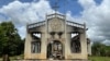 (FILE) A Christian church destroyed by the military in Burma.